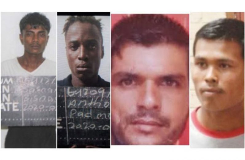 Sasnarine Bisnauth, Anthony Padmore, Ganesh Dhanraj and Kenraul Perez