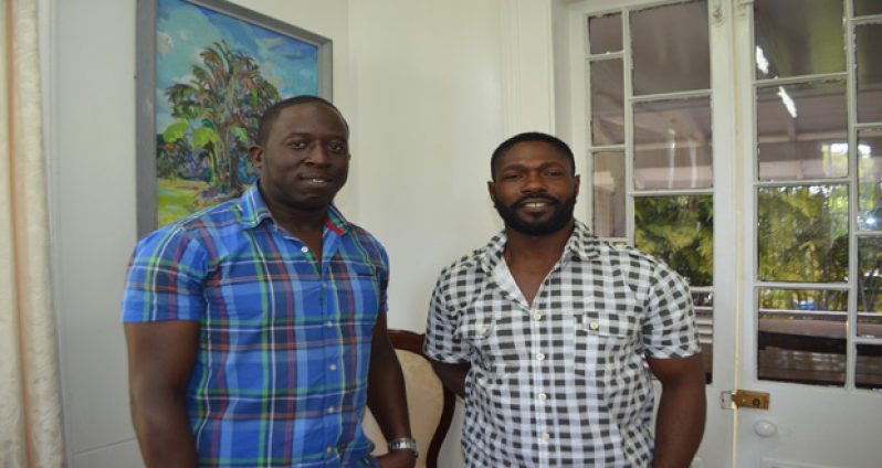 Leroy George (right) and Odirie Chester
