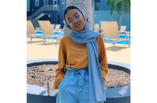 Models showcasing pieces from Modest Palace