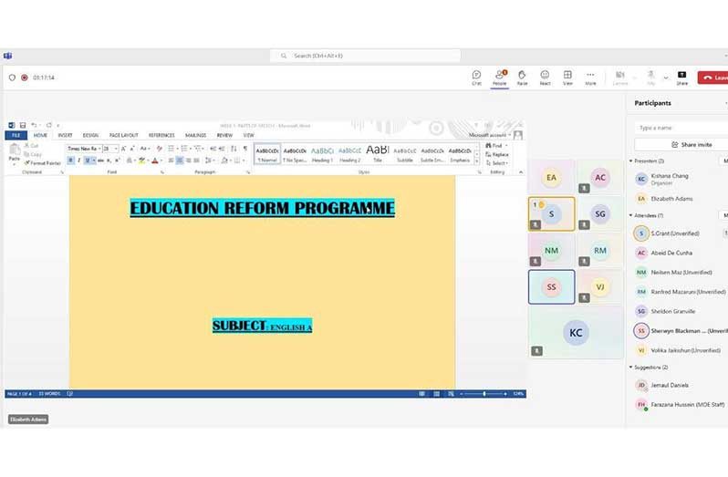 A preview of one of the CSEC courses attended by prisoners