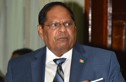 Prime Minister, Moses Nagamootoo