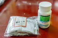 The PrEP for Sex / ‘lash bag’ and the PrEP medication available at NAPS and other HIV testing sites (Delano Williams photos)