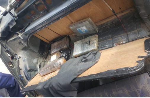 The narcotics found in the vehicle