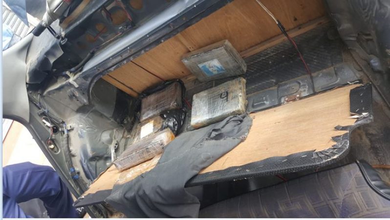 The narcotics found in the vehicle