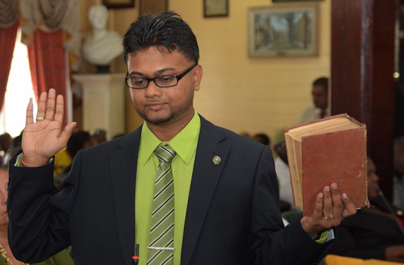 Mayor-elect of the City of Georgetown, Pandit Ubraj Narine