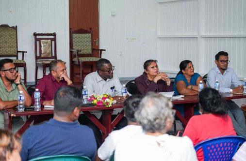 Residents of Better Hope/La Bonne Intention (LBI) Neighbourhood Democratic Council catchment area got an opportunity to raise their concerns during a meeting with Minister Priya Manickchand, Minister Vanessa Benn and regional and community officials (Ministry of Local Government and Regional Development photos)