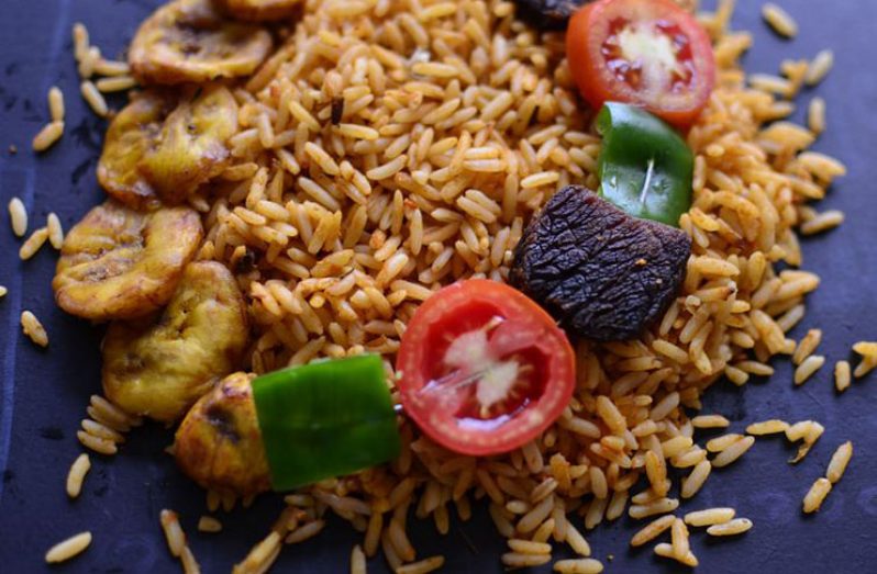 Jollof Rice a traditional Nigerian Christmas dish