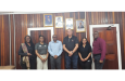 National Sport Commission (NSC) and Guyana Squash Association (GSA) members stand together