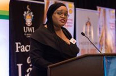 Dean of the Law Faculty at UWI, Alicia Elias
