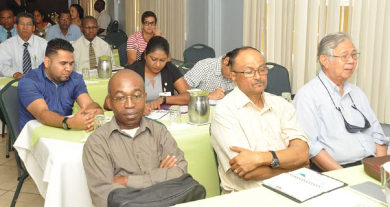 Some participants at the national stakeholder consultation for regional coconut industry development.