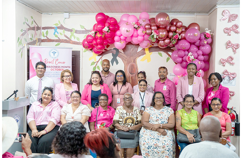 GPHC at the start of October held a Pinning Ceremony in observance of Breast Cancer Awareness Month (Photo: GPHC/Facebook)