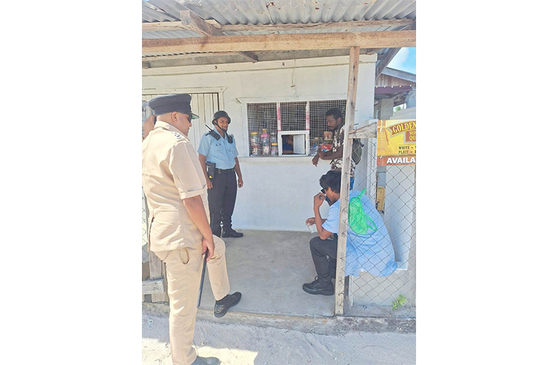 Region Two police ranks engage residents during Wednesday’s community outreach