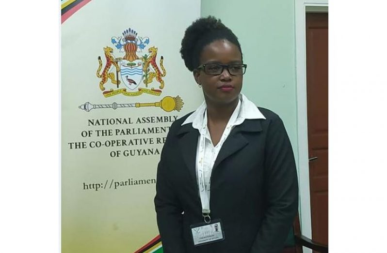 Government and International Relations Student at the University of Guyana, Chelsea Pearson