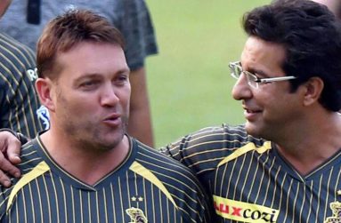 Test greats Jacques Kallis and Wasim Akram