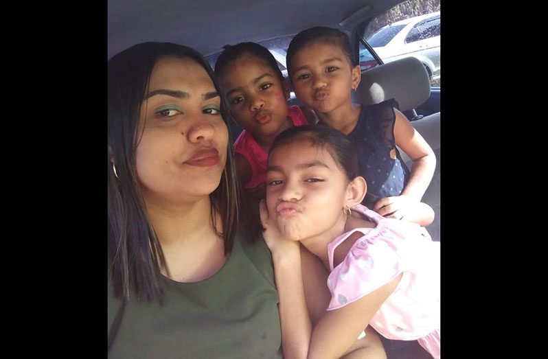 Parent Priya Persaud with three of her children