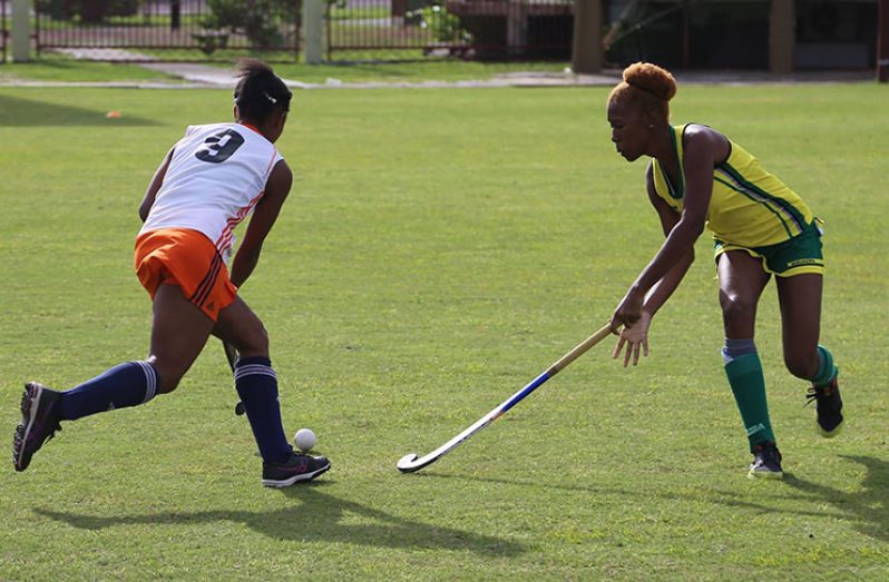 Part of the action between Pizza Hut GCC and GCC Spartans on Monday