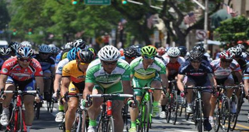 Part of the action of the final race in the `Tour of Somerville Cycling Series’