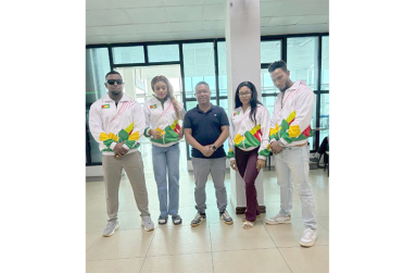 Part of the country's CAC bodybuilding contingent