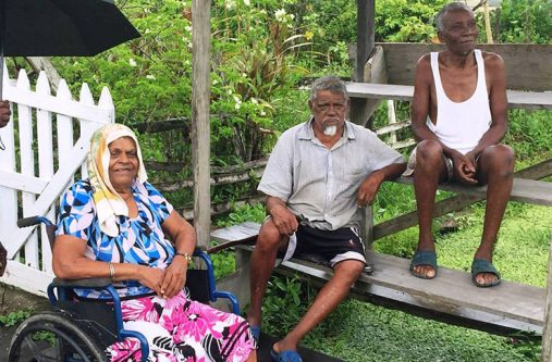 people These pensioners from Mara relaxing