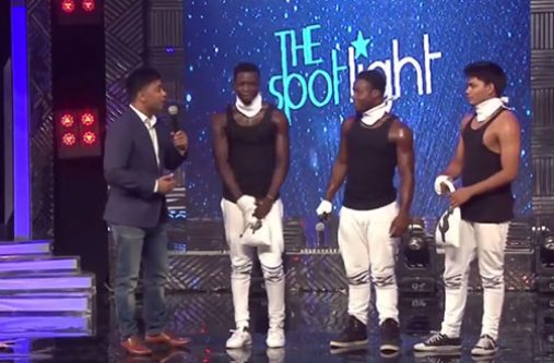 Dance group Euphoria with host Faizal Khan