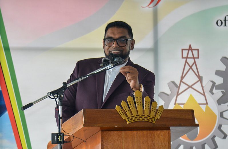 President Dr. Irfaan Ali, on Friday, commissioned Guyana’s first state-of-the-art oil and gas training facility