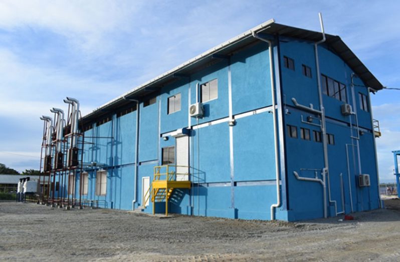 The new Bartica Power Plant is near completion (DPI photo)