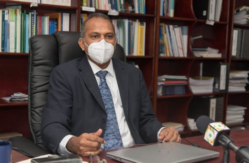 Minister of Health, Dr. Frank Anthony