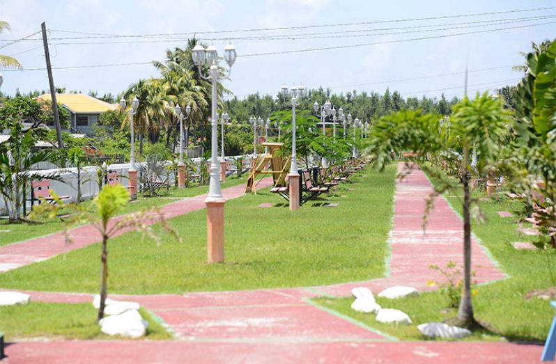 The play facility that benefits residents of Danielstown and its environs  (Samuel Maughn photos)