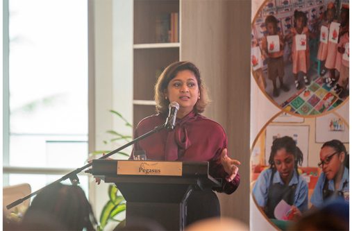 Minister of Education, Priya Manickchand (Delano Williams photos)
