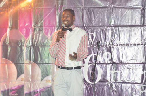 Jaime Mayers, aka ‘SURU’, hosting one of his many poetry events