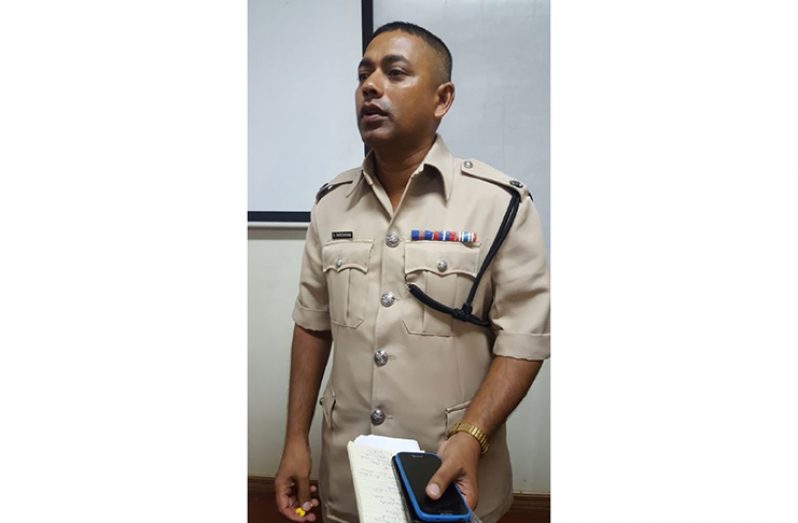 Commander of ‘G’ Division Khali Pareshram.