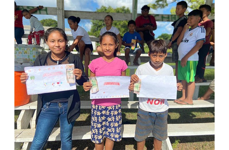 Some of the children who participated in the competition