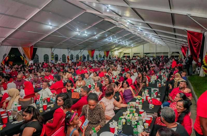 PPP General Secretary Dr. Bharrat Jagdeo on behalf of his party expressed heartfelt gratitude to the thousands of dedicated supporters who turned out in their numbers at recent fundraising events in Leonora, Georgetown, the Arthur Chung Conference Centre at Liliendaal, and Anna Regina. In a Facebook post, he said their commitment and generosity continue “to strengthen our movement as we work to build a stronger, more prosperous Guyana.” He said that the party looks forward to continued support at the upcoming fundraising events. (Photo: Vice-President Bharrat Jagdeo/Facebook)