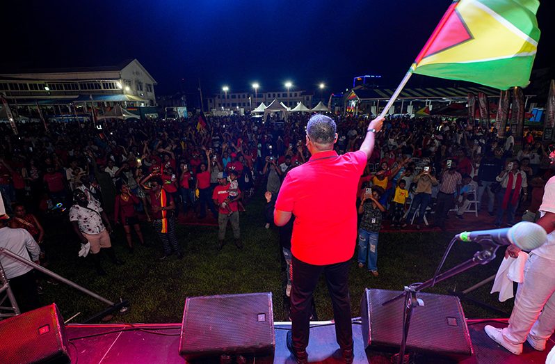 Thousands of Guyanese gathered at the Everest Cricket Club Ground for the PPP/C’s Family Fun Day