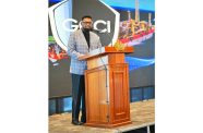 President Dr. Irfaan Ali during Thursday’s breakfast brief (Office of the President photo)