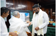 PRESIDENT, Dr Irfaan Ali on Friday celebrated Raksha Bandhan with representatives of the Indian High Commission in Guyana and the Brahma Kumaris. Raksha Bandhan celebrates the special bond of love between brothers and sisters. On this day, sisters tie rakhis around their brothers’ wrists as a symbol of protection against negative influences. In return, brothers offer gifts and promise to protect and support their sisters (Photos: President Irfaan Ali/Facebook)