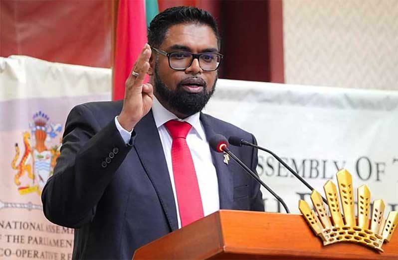 President Dr. Irfaan Ali
