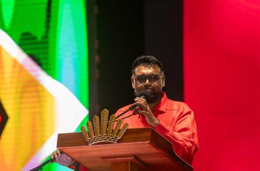 President, Dr Irfaan Ali (Delano Williams photo)