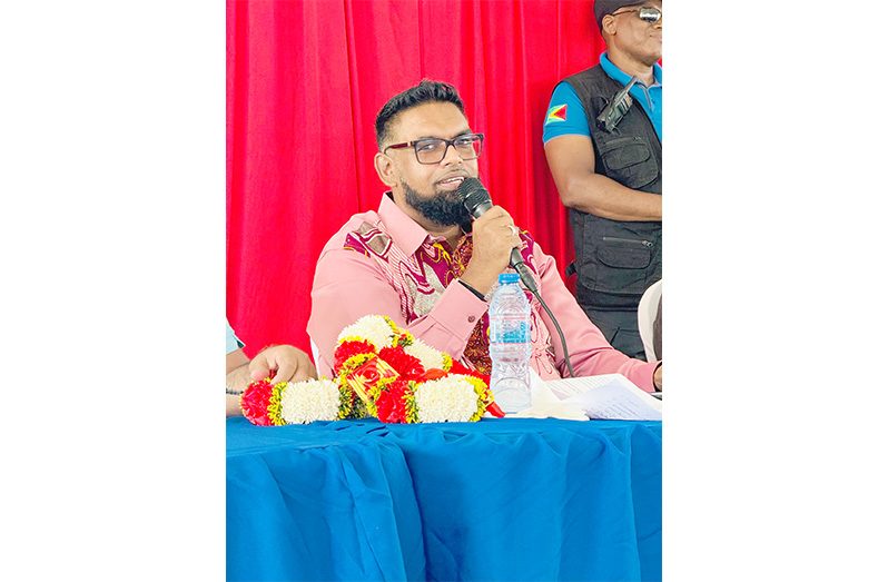 President, Dr Irfaan Ali