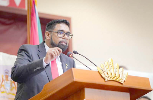 President Dr. Irfaan Ali