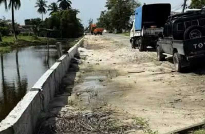 Sections of Princes Street that were left uncompleted