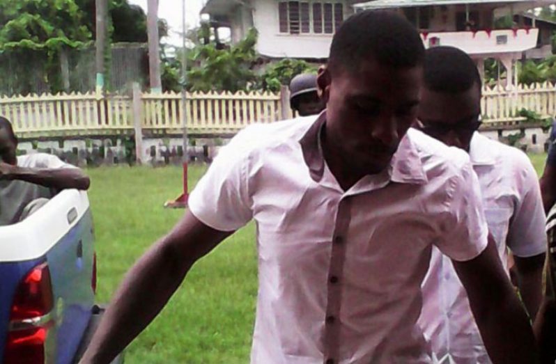 Sheldon Prince at the New Amsterdam Magistrates Court