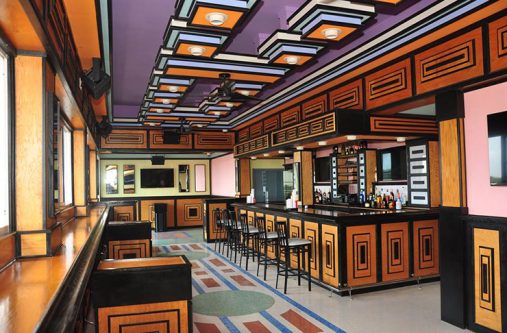 A view of the Sports bar