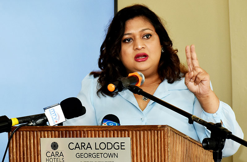 Minister of Education Priya Manickchand
