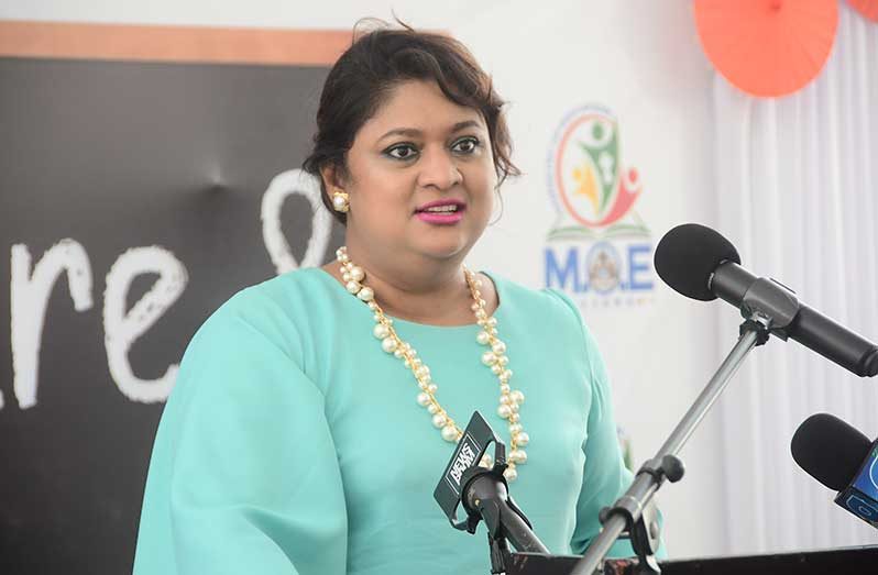 Minister of Education, Priya Manickchand