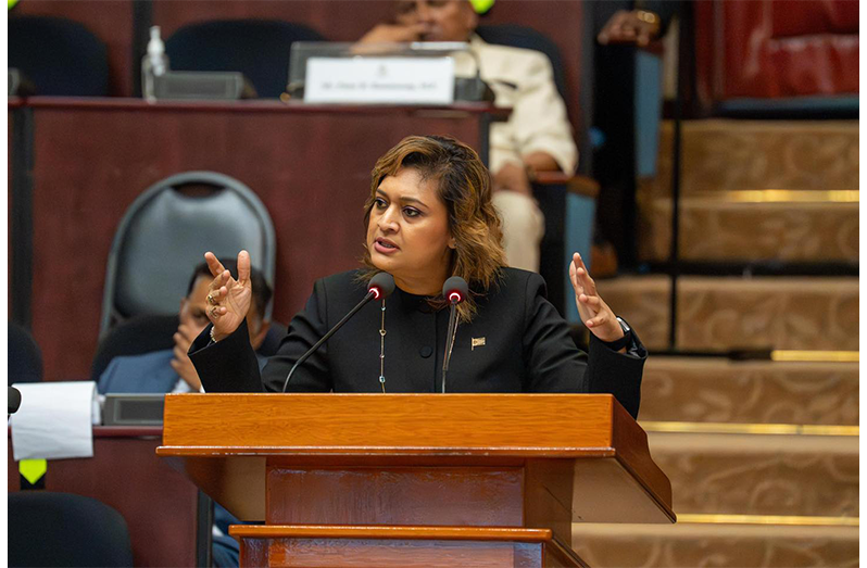 Minister of Local Government and Regional Development Priya Manickchand