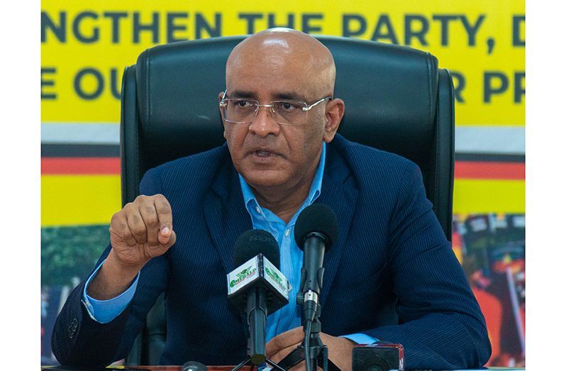 PPP General Secretary and Guyana’s Vice-President Dr. Bharrat Jagdeo