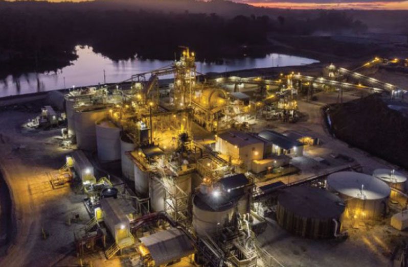 The Aurora Goldmine project owned by Guyana Goldfields