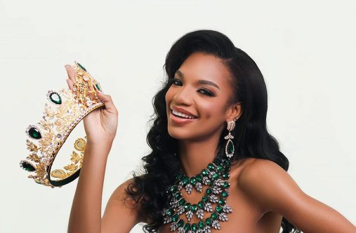 The reigning Miss Guyana Culture Queen, Shemina Peroune