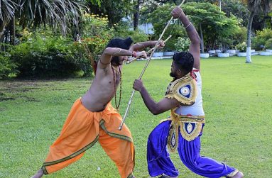 A battle from the play